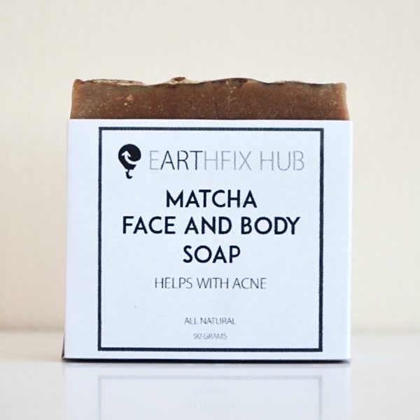 matcha face and body soap