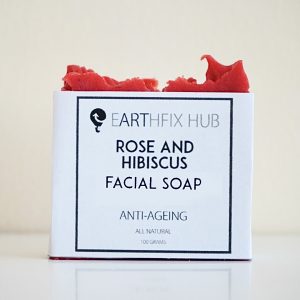 rose and hibiscus soap