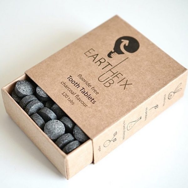 charcoal flavor tooth tablets