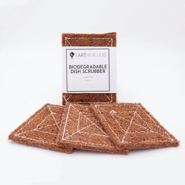 Biodegradable Dish Scrubber (Pack Of 3) - Image 2