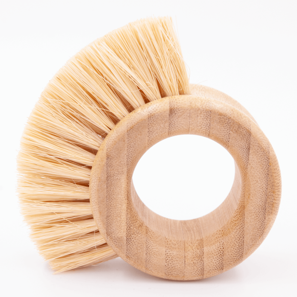 Circular Cleaning Bamboo Brush (Pots, Dishes & Sinks)