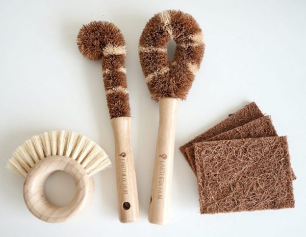 biodegradable kitchen brush kit